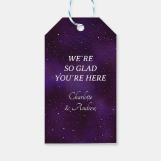 宇宙、青、SF ギフトタグ