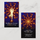 宇宙 |鮮やか金ゴールド 名刺 (正面/裏面)