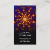 宇宙 |鮮やか金ゴールド 名刺 (裏面)