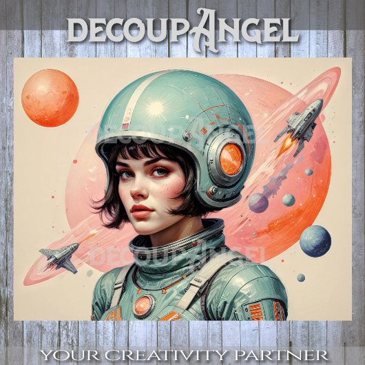 宇宙#1デコペの原年齢女性 薄葉紙