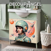 宇宙#1デコペの原年齢女性 薄葉紙