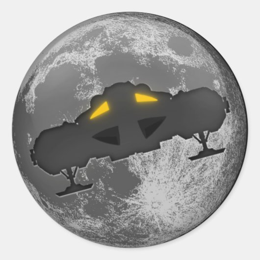 宇宙: 1999イーグルステッカー ラウンドシール (正面)