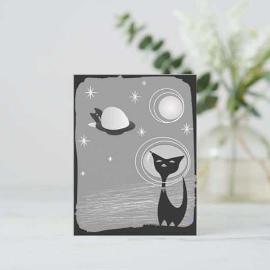 宇宙#9はがき ポストカード (スタンド正面)