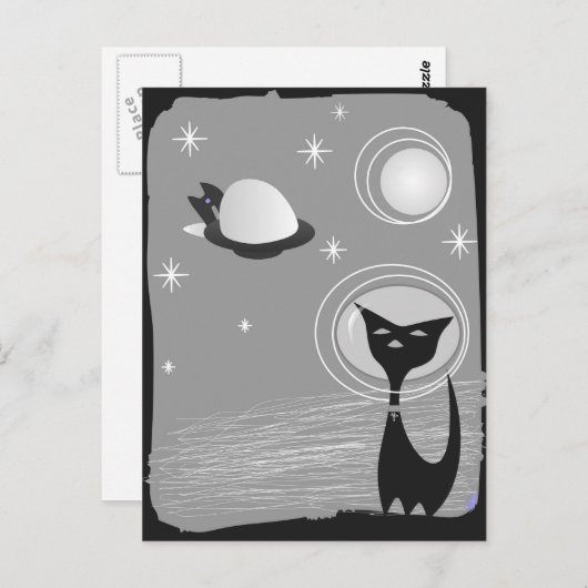 宇宙#9はがき ポストカード (正面/裏面)