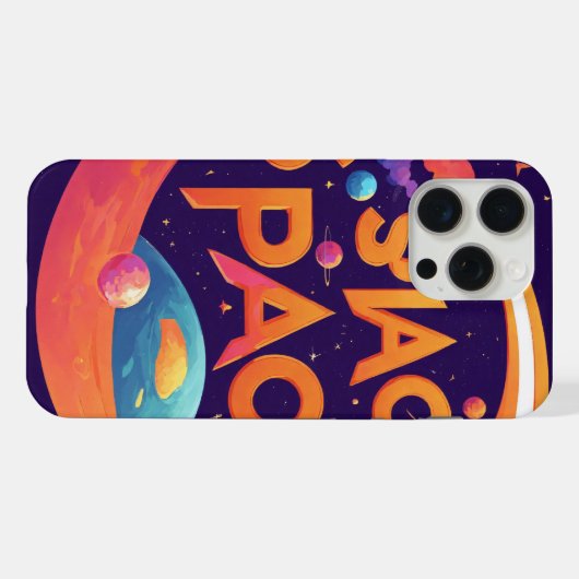 宇宙 iPhoneケース (裏面横)