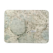 宇宙: MOON MAP, 1972 マグネット (横)