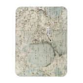 宇宙: MOON MAP, 1972 マグネット (縦)