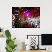 宇宙- Pacman Nebula Poster ポスター (ホームオフィス)