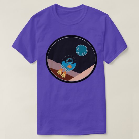 宇宙 Tシャツ (デザイン正面)