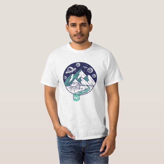 宇宙 Tシャツ (正面フル)