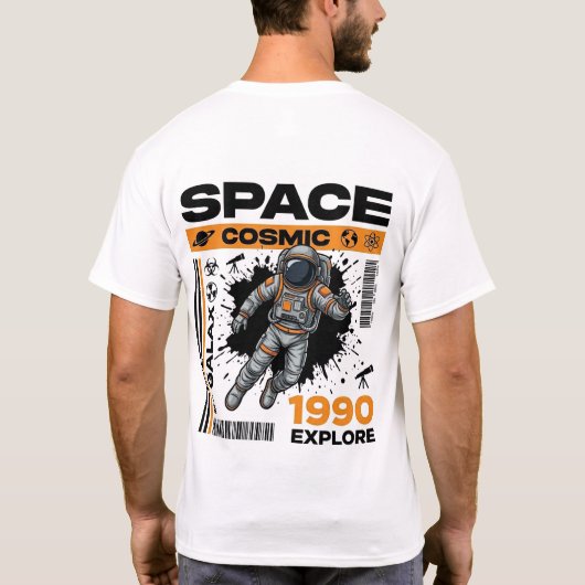宇宙 Tシャツ (裏面)