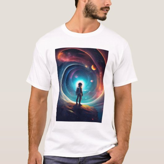 宇宙 Tシャツ (正面)