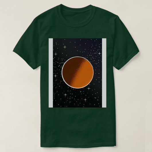 宇宙 Tシャツ (デザイン正面)