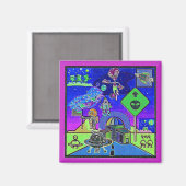 宇宙ARTマグネット マグネット (正面/裏面)