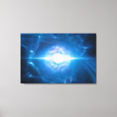 宇宙ART 2つの中性子星の合併 キャンバスプリント (正面)