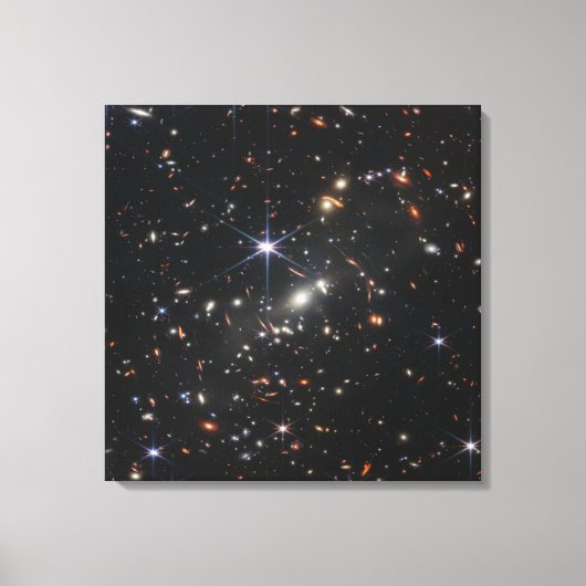 宇宙ART #40銀河系クラスタ キャンバスプリント (正面)