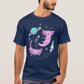 宇宙Axolotls Tシャツ (正面)