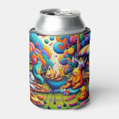 宇宙BBQ 缶クーラー (缶正面)