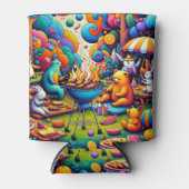 宇宙BBQ 缶クーラー (正面)