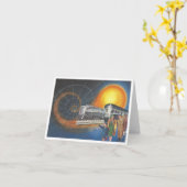 宇宙chooのchoo カード (黄色い花)