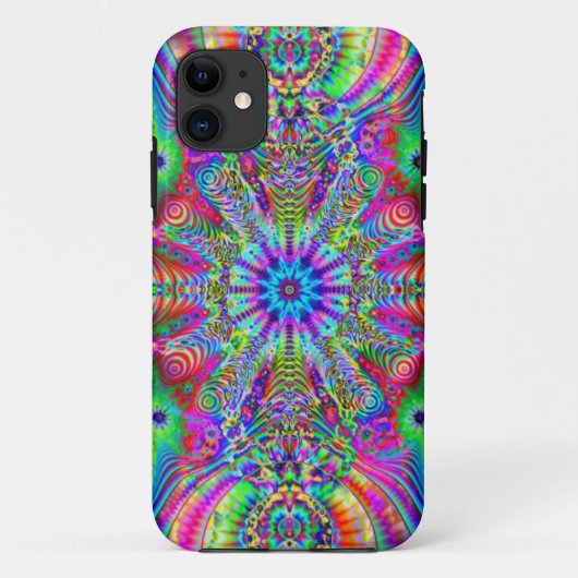 宇宙Creatrip -サイケデリックでトリップ(幻覚体験)のようななデザイン Case-Mate iPhoneケース (裏面)