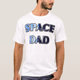"宇宙DADの衛星デザイン Tシャツ