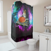 宇宙djキャットピザ シャワーカーテン (インサイチュ)