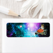 宇宙djキャットピザ ラベル (インサイチュ)