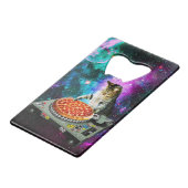 宇宙dj猫ピザ クレジットカード栓抜き (正面アングル)