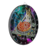 宇宙dj猫ピザ ダーツボード (正面左)