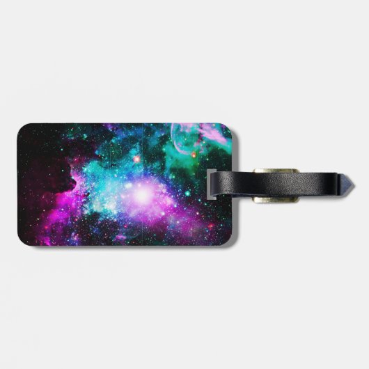 宇宙dj猫ピザ ラゲッジタグ (裏面横)