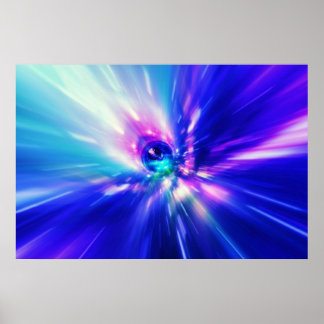 宇宙Fでの星間時間旅行とハイパー・ジャンプ ポスター