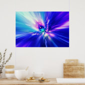 宇宙Fでの星間時間旅行とハイパー・ジャンプ ポスター (キッチン)