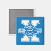 宇宙Hipsters® Xロゴ2"マグネット マグネット (正面/裏面)