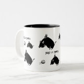 宇宙IIの豚 ツートーンマグカップ (正面左)