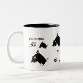 宇宙IIの豚 ツートーンマグカップ (左)