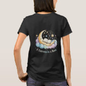 「宇宙in本」かわいい天上の眠りモー tシャツ (裏面)
