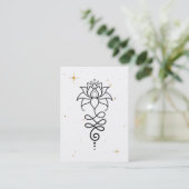 *～*宇宙Lotus Nirvana +神聖な形状 名刺 (スタンド正面)