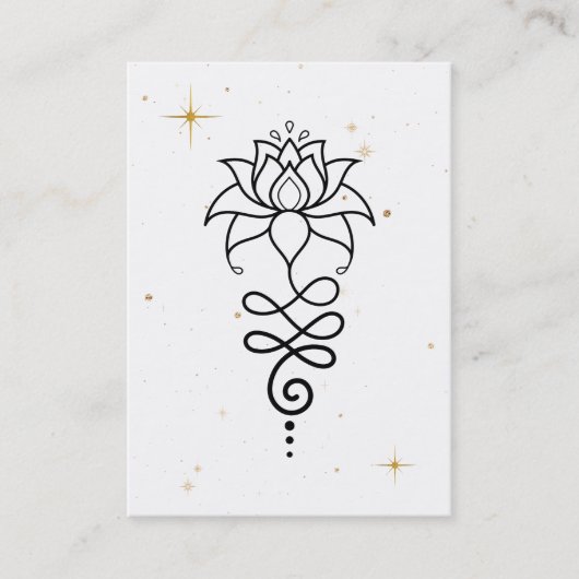 *～*宇宙Lotus Nirvana +神聖な形状 名刺 (正面)