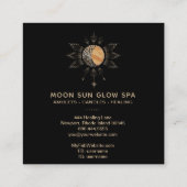 *~*宇宙MoonBeams太陽光エネルギーグロー スクエア名刺 (裏面)