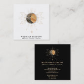 *~*宇宙MoonBeams太陽光エネルギーグロー スクエア名刺 (正面/裏面)