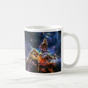 宇宙NASAの神秘的な山 コーヒーマグカップ
