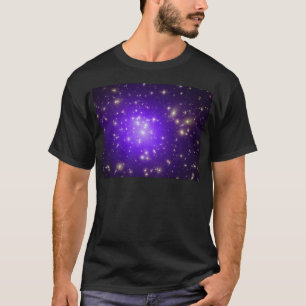 宇宙NASAの紫色の星の霞 Tシャツ