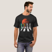 宇宙Occの歩行者レーンの宇宙飛行士歩く Tシャツ (正面フル)