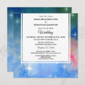 *～*宇宙RSVP Webサイト天星結婚星雲 招待状 (正面/裏面)