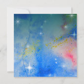 *～*宇宙RSVP Webサイト天星結婚星雲 招待状 (裏面)