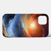 宇宙Sci Fiランドスケープアート Case-Mate iPhoneケース (裏面 (横))