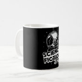 宇宙SF日科学エイリアン星ギフト コーヒーマグカップ (正面左)