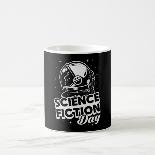 宇宙SF日科学エイリアン星ギフト コーヒーマグカップ (中央)