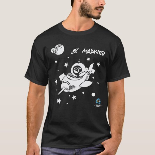 宇宙Tシャツのドリンキークロウ Tシャツ (正面)
